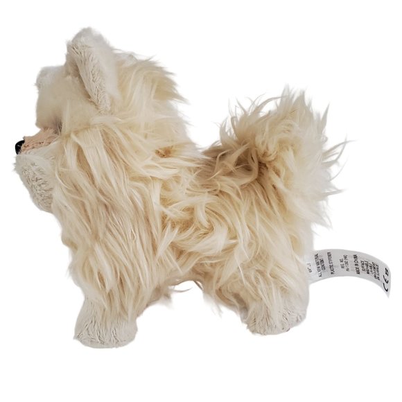 American Girl Doll White Dog Puppy Pomeranian Plush Stuffed Animal Posable Legs - Picture 8 of 10